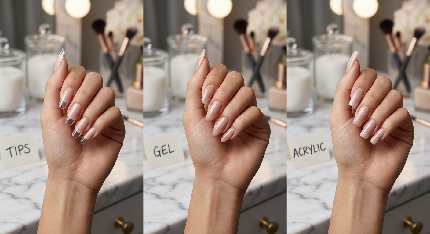 네일 연장하는 법: 팁·젤·아크릴 방식