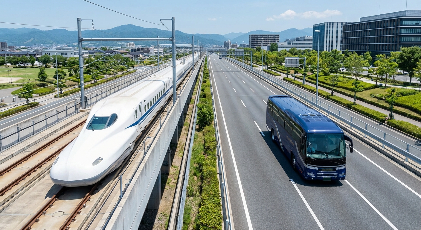 일본 여행, 고속버스 vs 신칸센