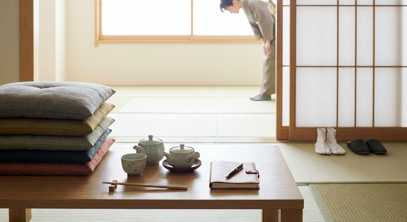 다다미방 에티켓 체크리스트