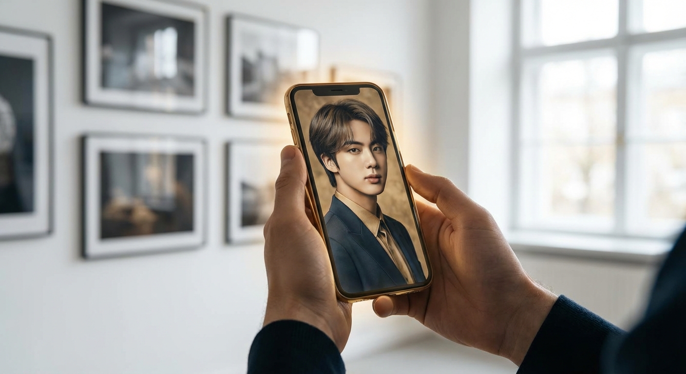 SNS에서 공유되는 고화질 아이돌 홈마 사진