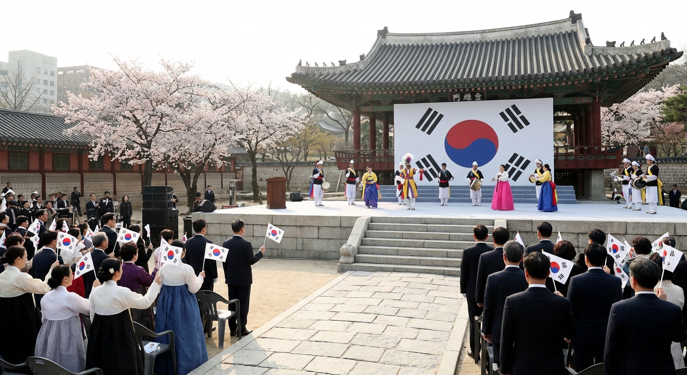 3&middot;1절 기념식 장면