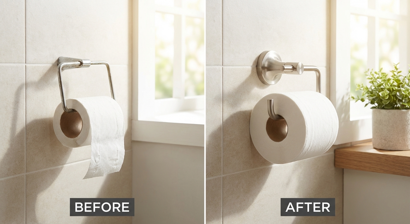 화장실 휴지, 앞으로 걸까 뒤로 걸까? 124년 논쟁의 정답