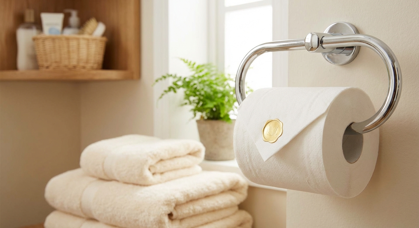 호텔식 휴지 접기 예시