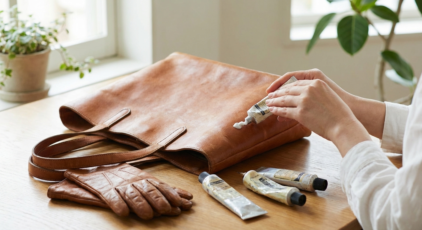 유통기한 지난 핸드크림, 가죽 광택제로