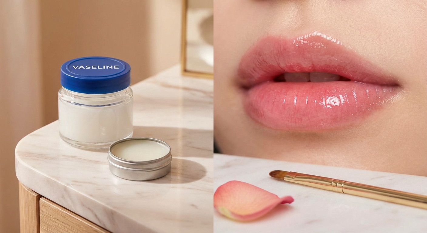 입술 각질 바세린으로 해결