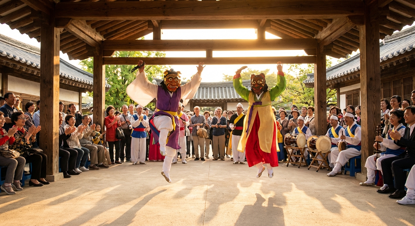 가면 속에 숨은 우리 민족의 웃음과 저항, 탈춤