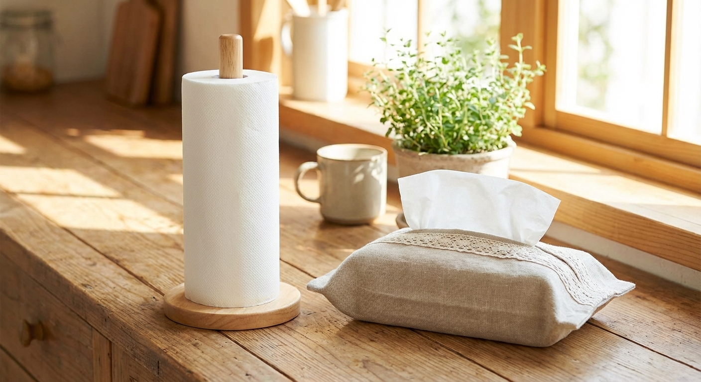 키친타올과 휴지 차이