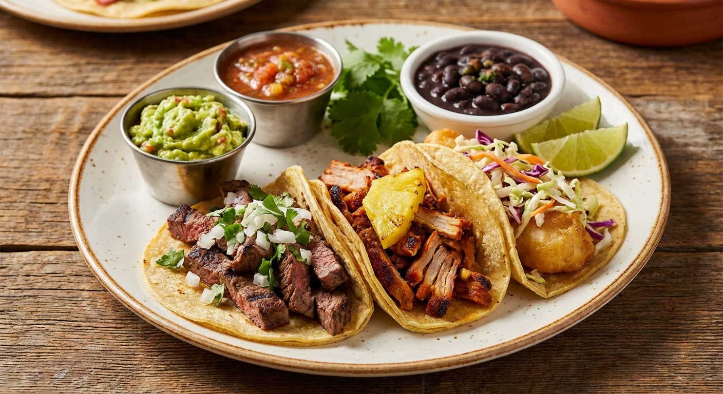 비틀스타코 대표 메뉴 타코 플레이트