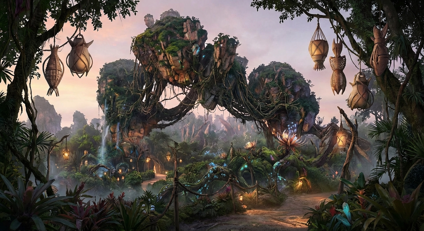 디즈니랜드 폭포는 사실 물레방아? 판도라 구역 숨은 비밀