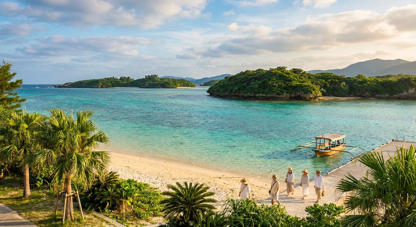 오키나와 에메랄드빛 바다