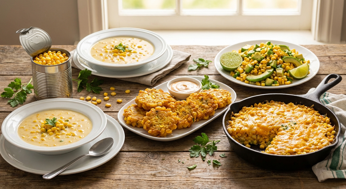 옥수수캔 활용 음식, 냉장고 속 황금 알을 깨워라!