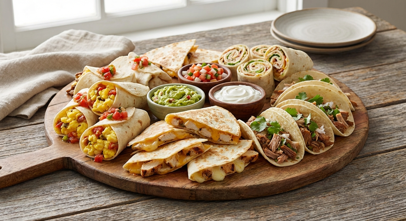 또띠아 활용 레시피, 간편하게 즐기는 홈메이드 월드푸드