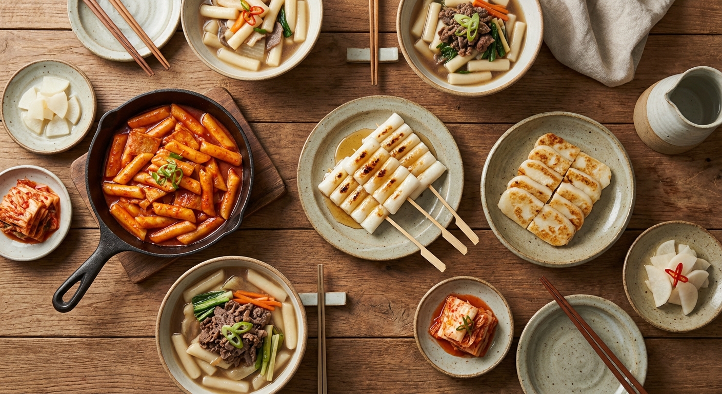 가래떡으로 만드는 요리 완전정복, 쫀득한 식감이 매력적인 요리들