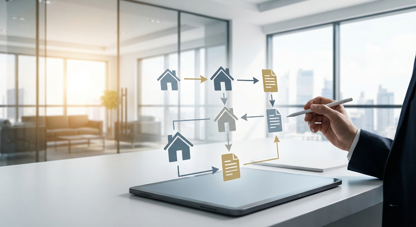 주택 담보 대출 신청 흐름도