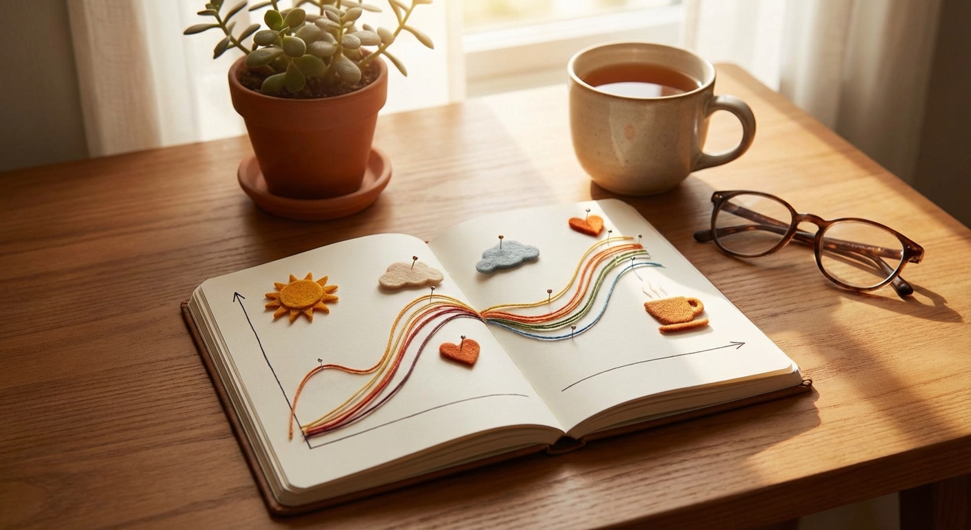 감정 변화 그래프 이미지