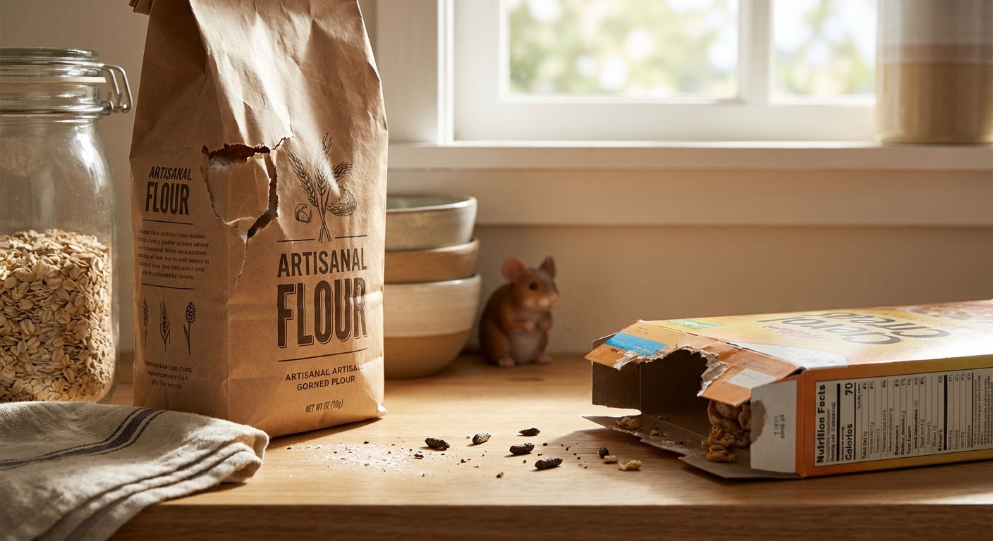 쥐로 인한 식품 오염 사례