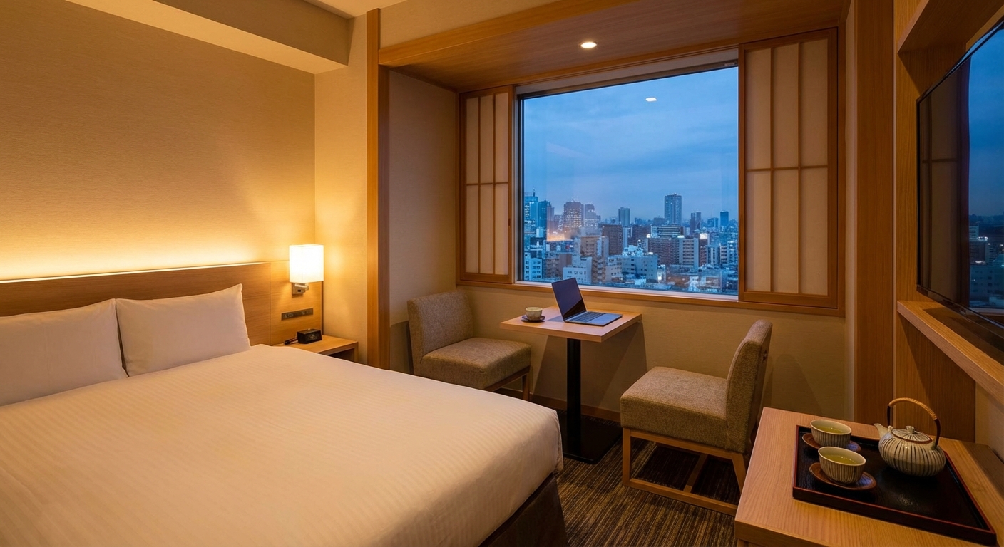 도쿄 비즈니스 호텔 객실