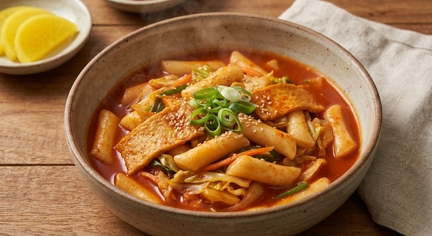 다이어트 중에도 즐기는 칼로리 낮은 떡볶이 레시피