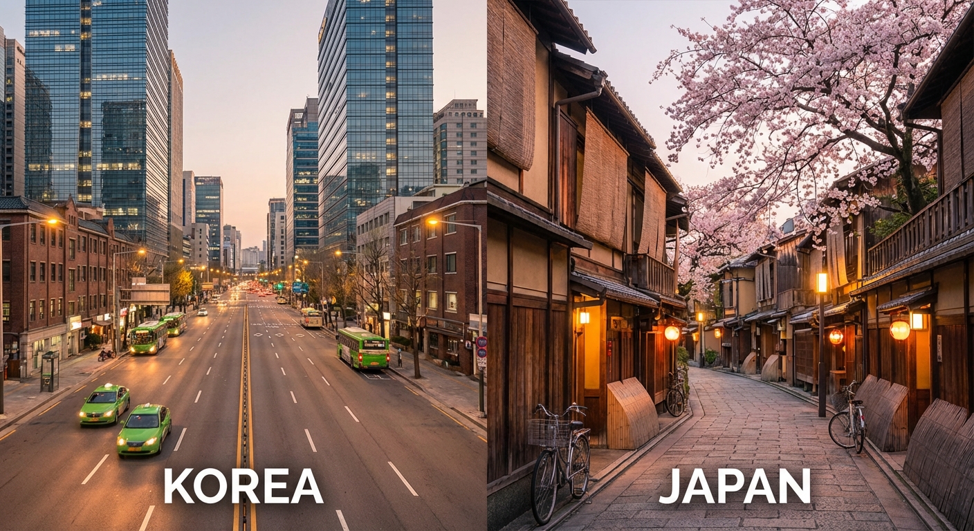 한국과 일본 운전 문화 비교