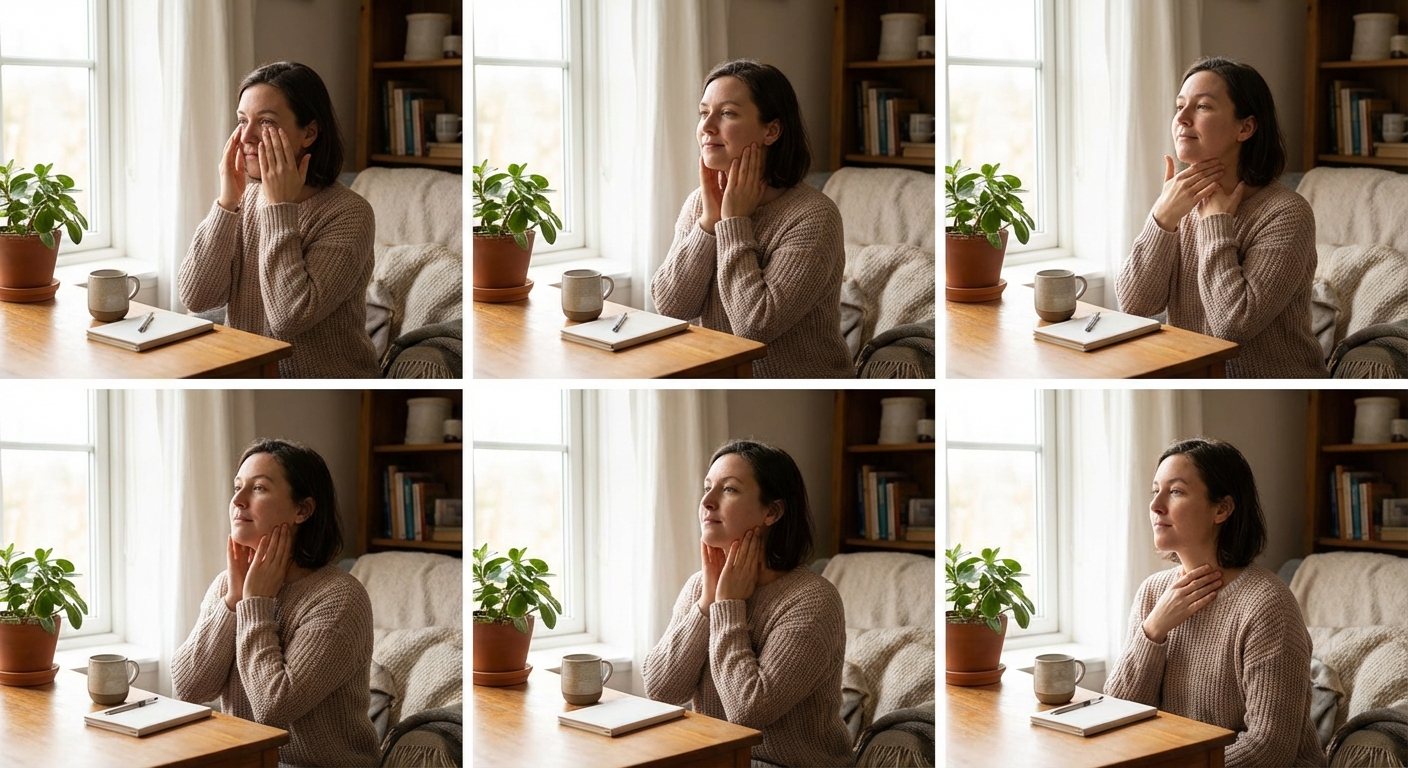 얼굴 붓기 체크 포인트 도해