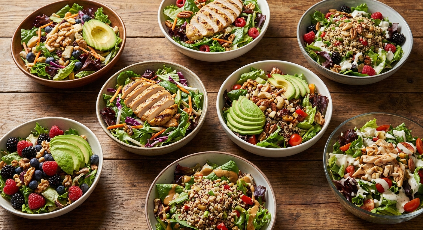 질리지 않는 1주일 샐러드 식단