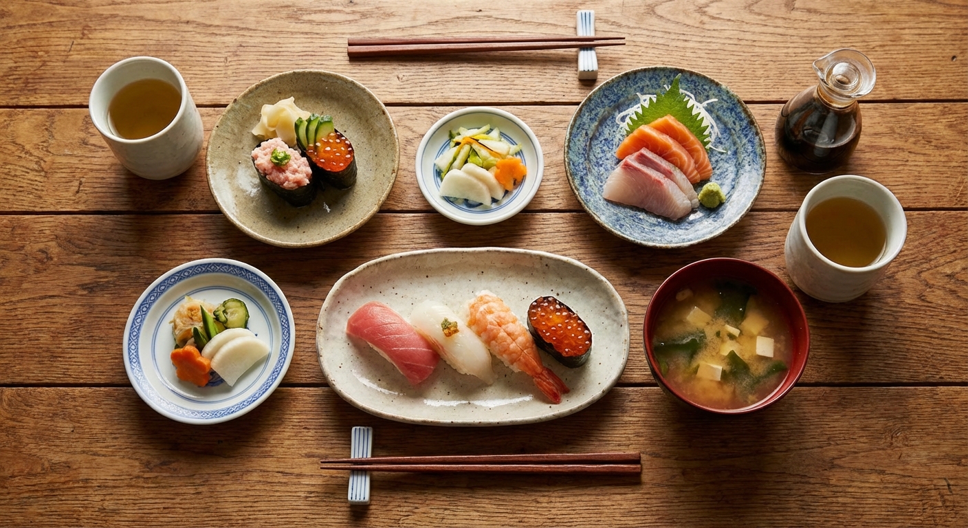초밥 먹는 순서, 알고 먹으면 두 배로 맛있다