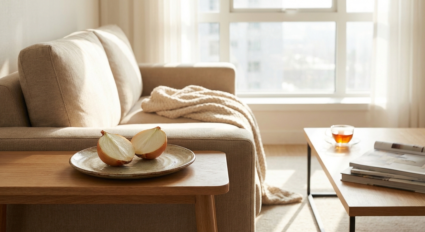 새집 증후군, 양파 한 알로 해결
