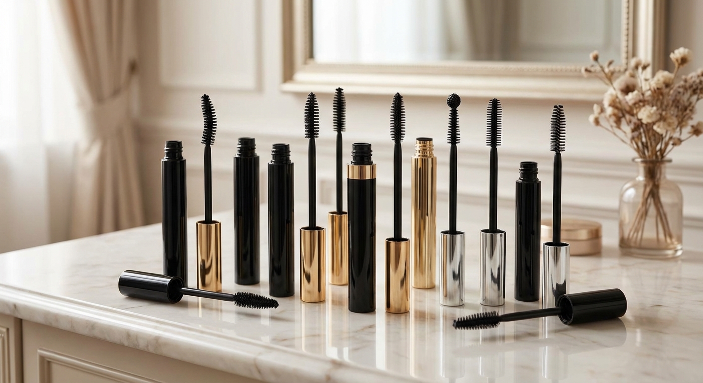 마스카라 제품 종류와 브러시 형태