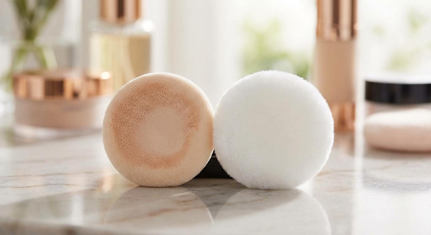 파우더 퍼프 세척 방법, 비닐봉지로 5분 만에 끝내는 법