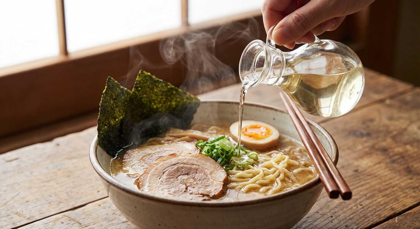 라면에 식초를 넣는다고?