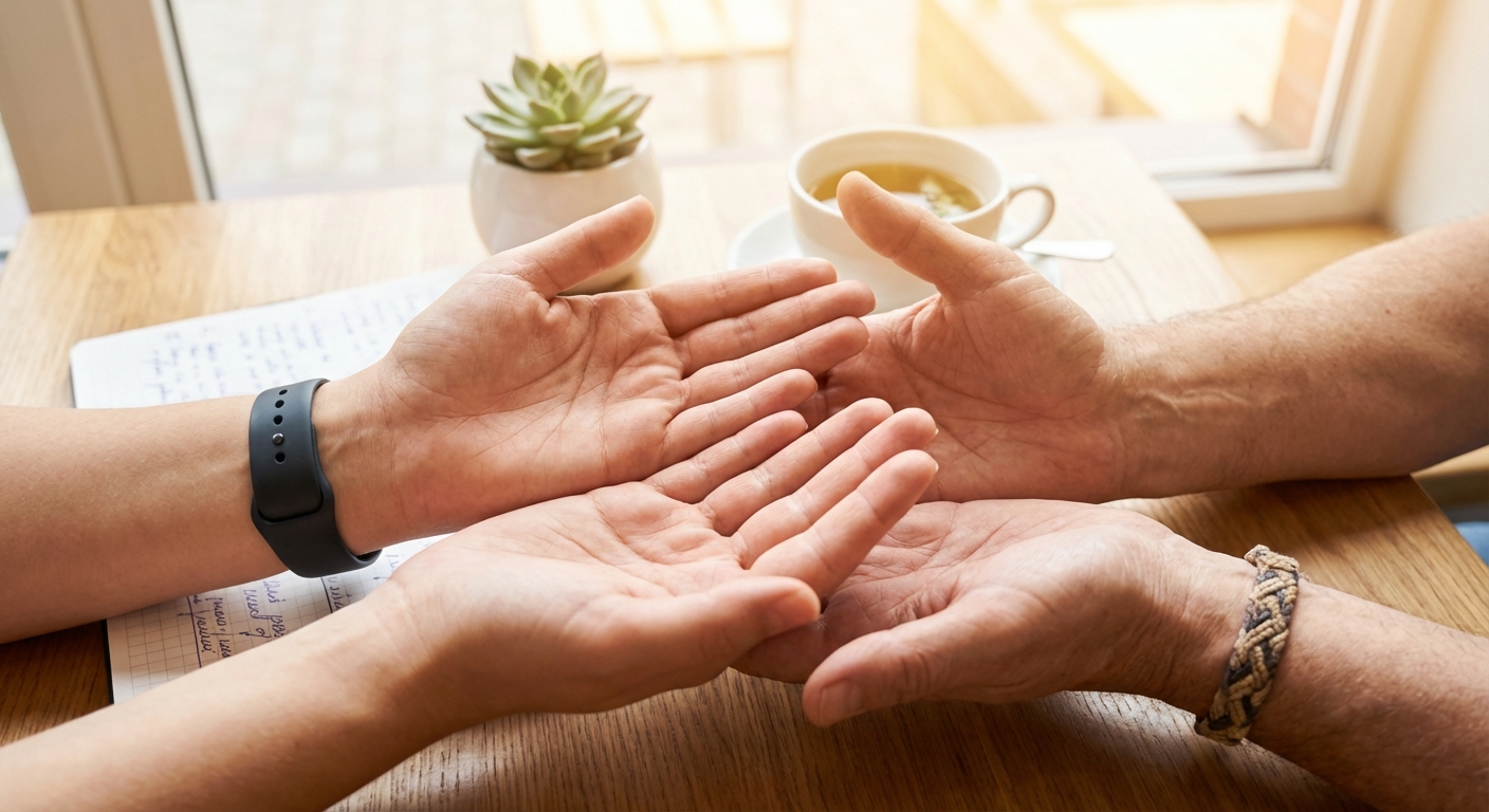 생명선 지능선 감정선 비교 사진