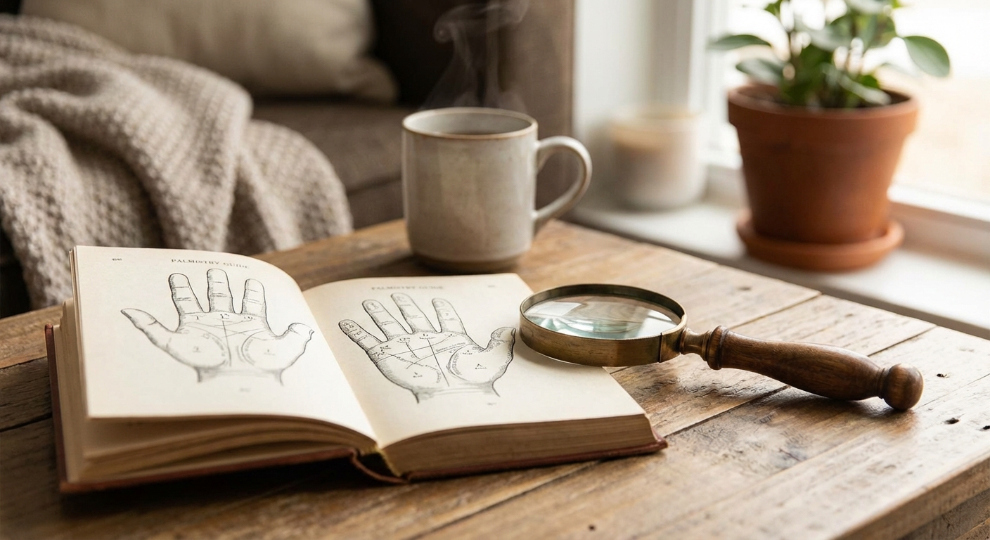 손금 책과 돋보기 세트