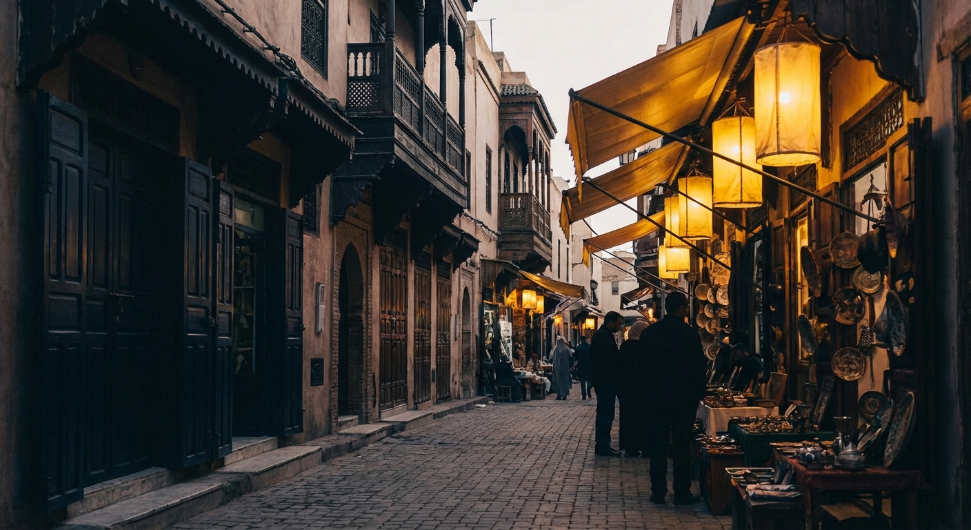 노란색과 어두운 색의 대비 장면