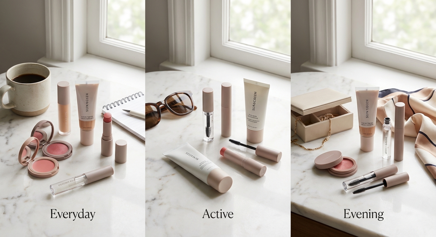 상황별 생얼메이크업 제품 구성