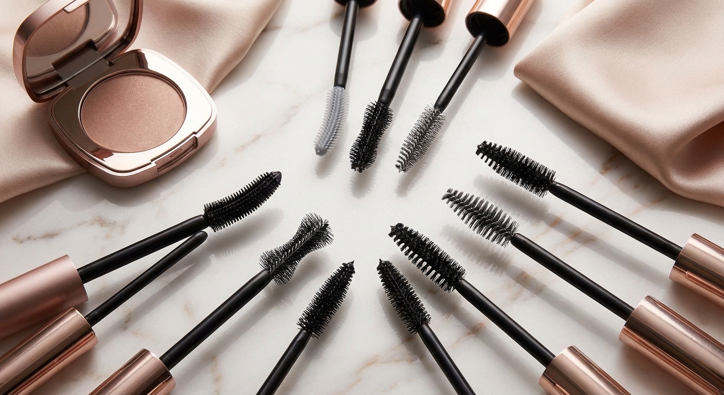 다양한 마스카라 브러시 형태 비교