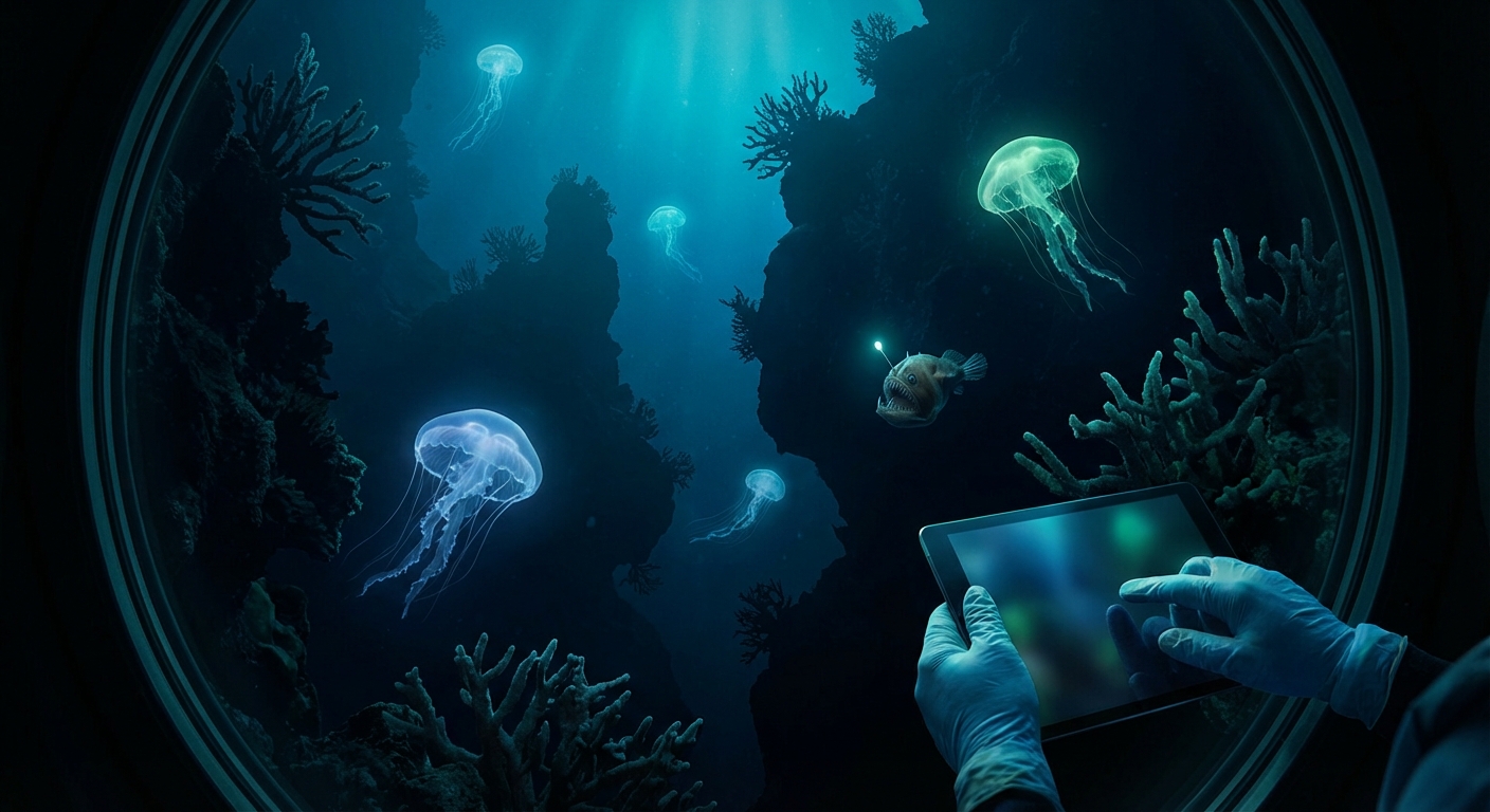 심해 생물의 모습