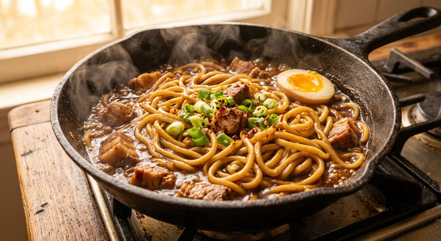 후라이팬으로 끓인 라면이 더 꾸덕한 이유, 과학적으로 파헤쳐보기