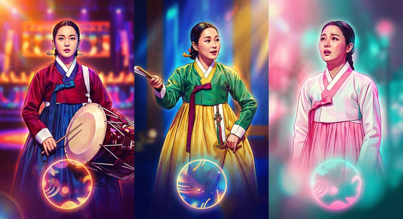 역대 서편제 송화 역 배우들 무대 비교