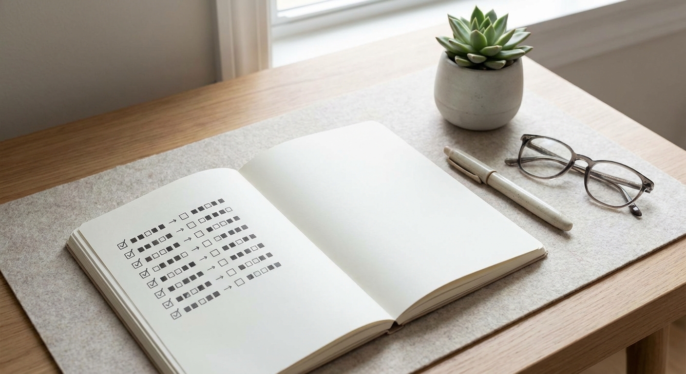 띄어쓰기 규칙이 정리된 체크리스트