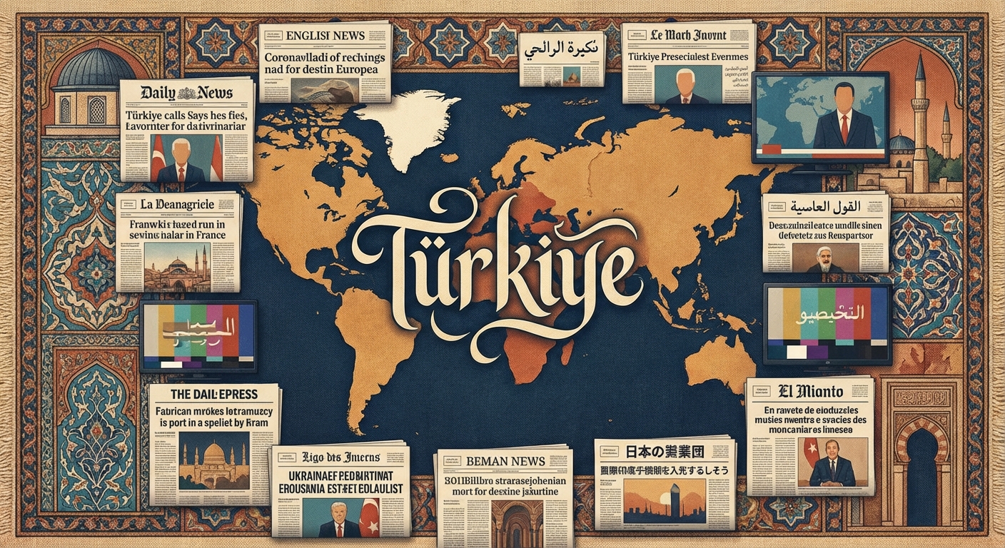 각국 언론의 튀르키예 명칭 변경 보도