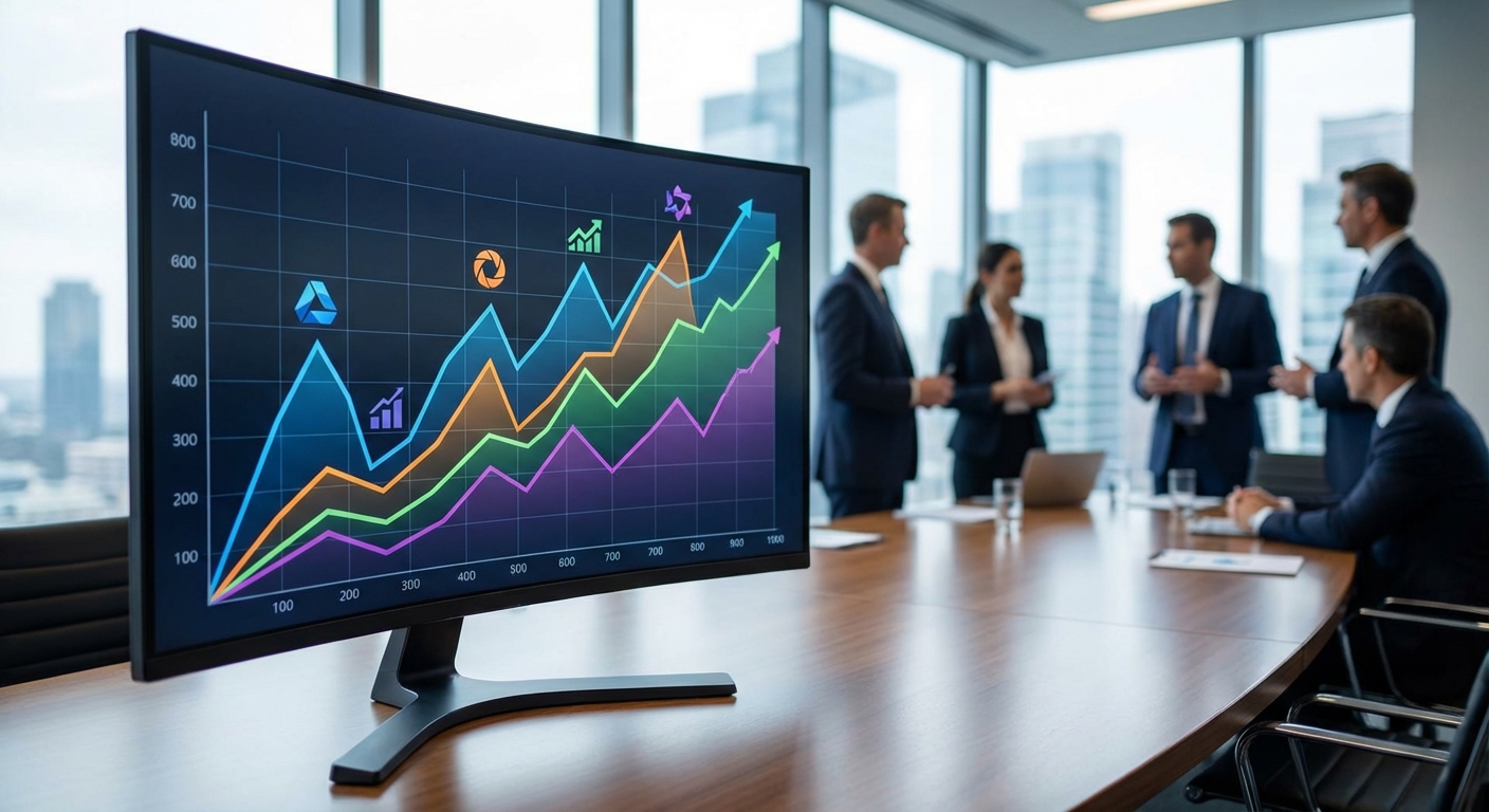 빅테크 주가 비교 차트