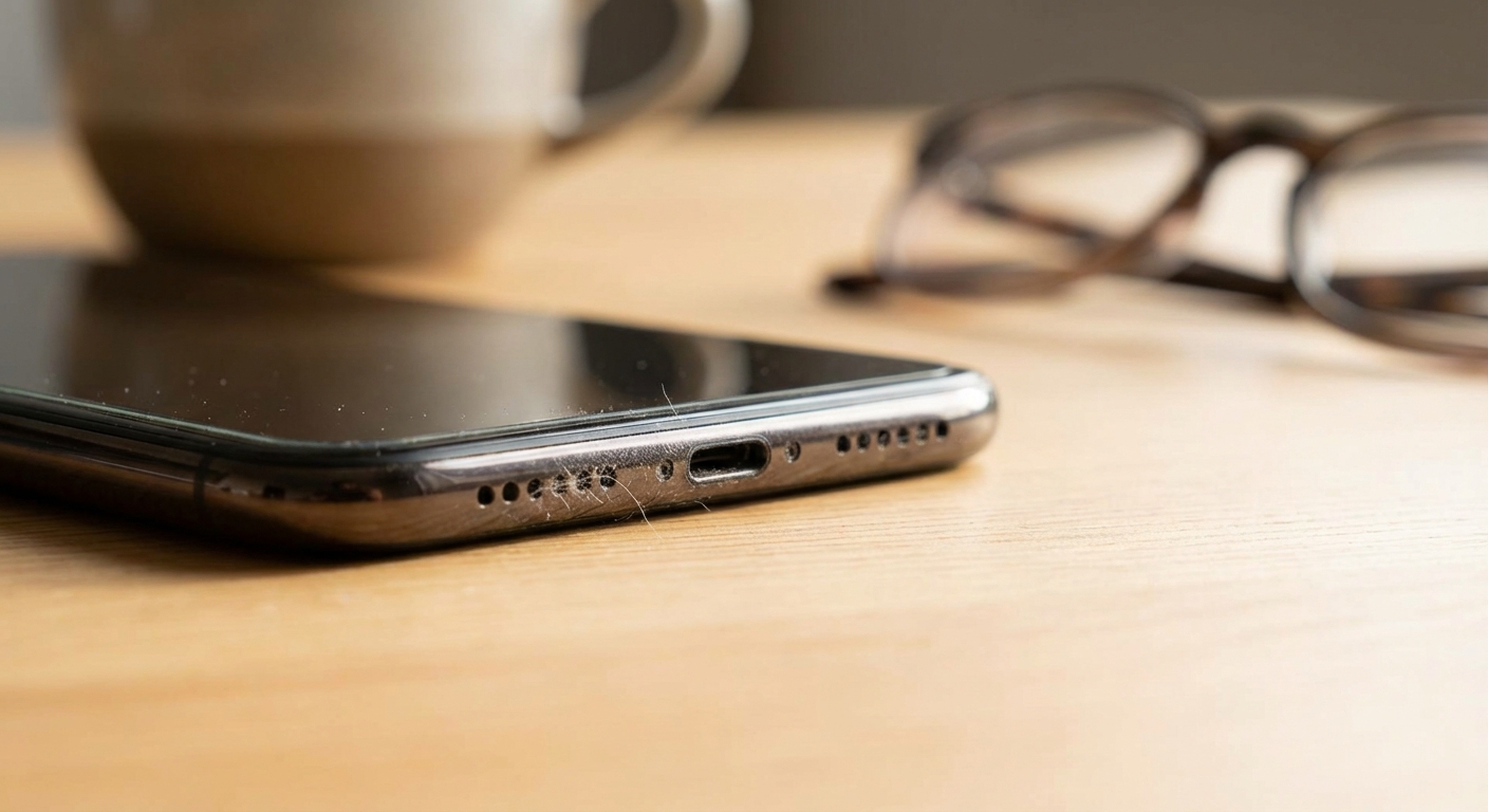 스마트폰 스피커 청소, 소리가 작아진 이유를 찾았어요