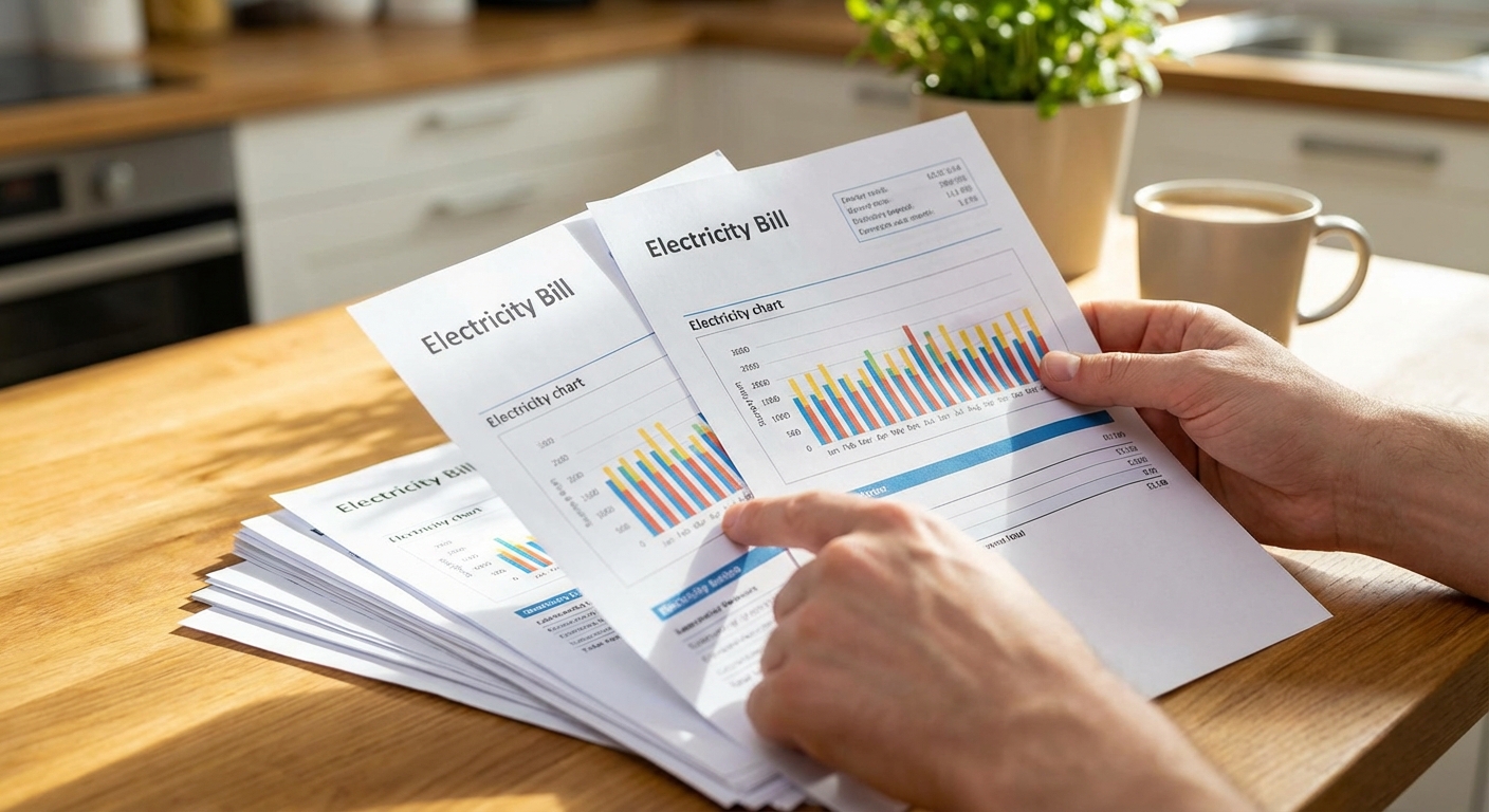 전기세 청구서 비교 그래프