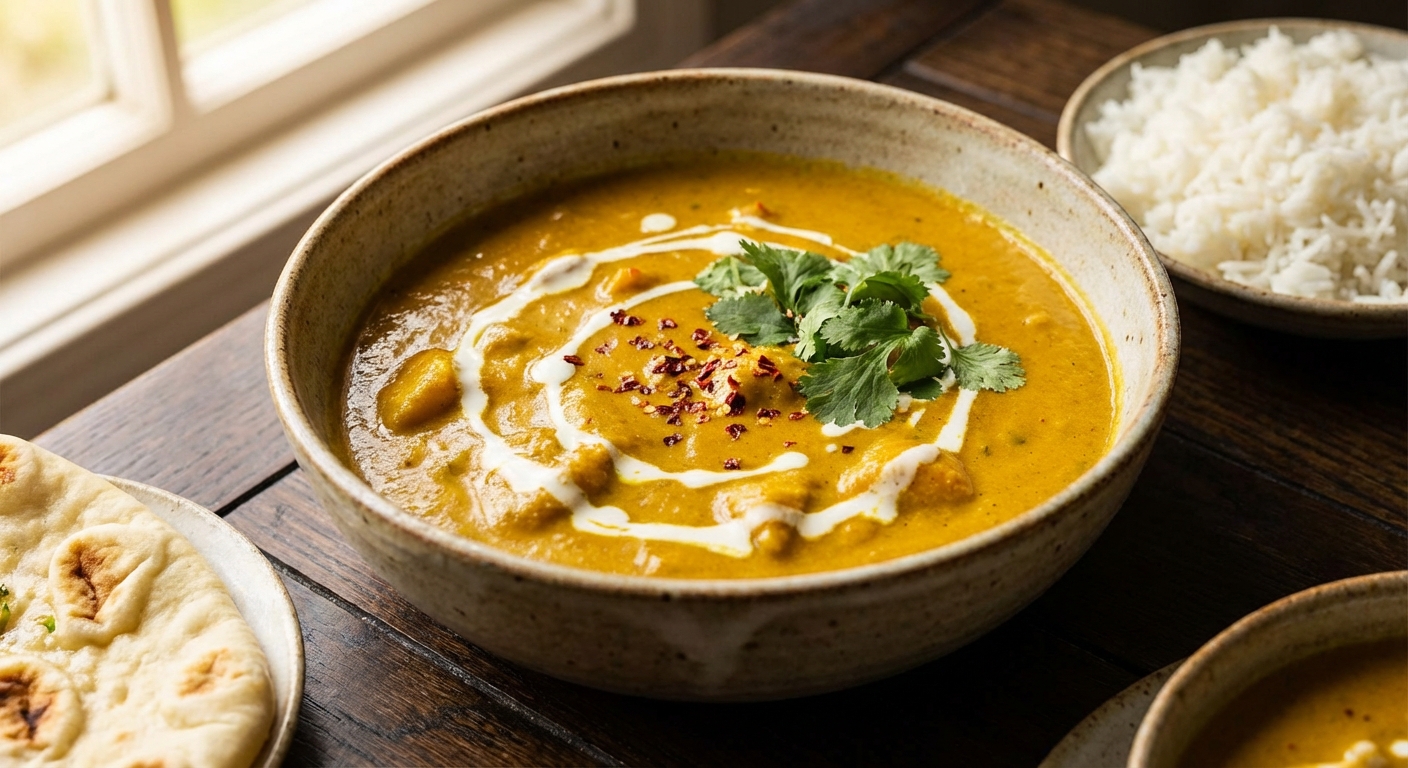 버터와 요거트로 완성하는 부드러운 카레 만들기