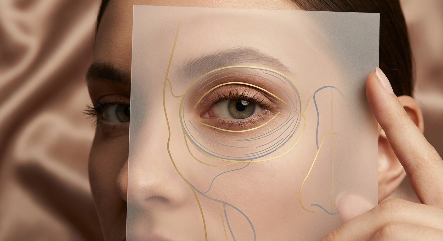 아이홀 눈매 구조 설명 다이어그램