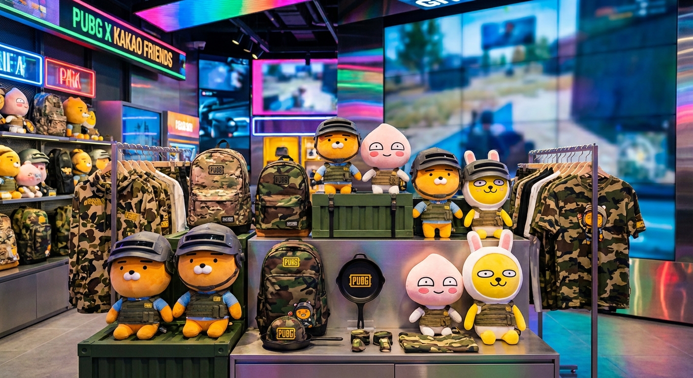 배그와 카카오프렌즈의 만남, 협업 굿즈로 게임 팬심을 현실로 소환
