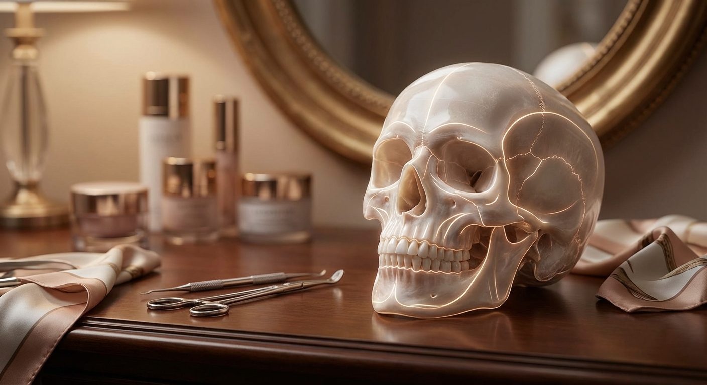 얼굴 골격 구조 다이어그램