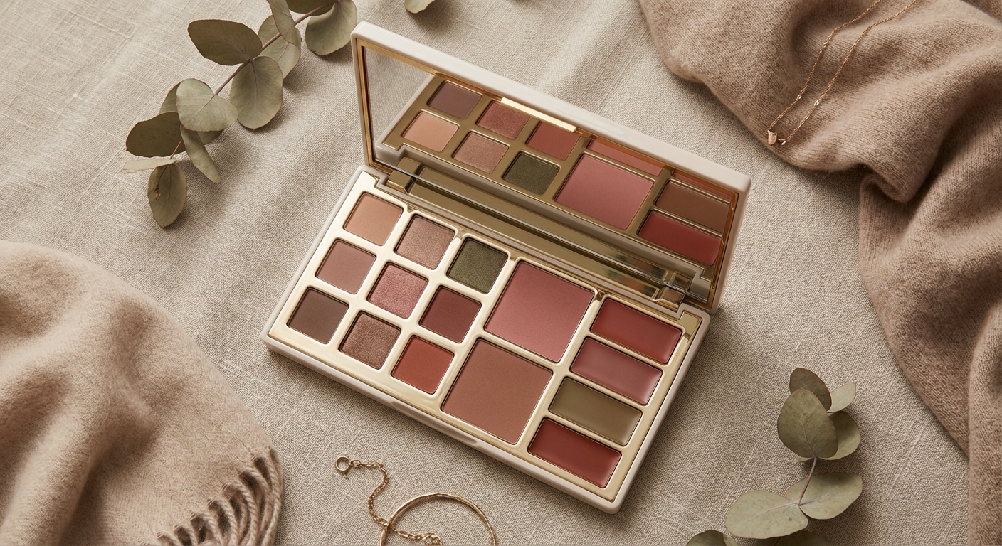 가을 뮤트톤, 은은하게 빛나는 색조 메이크업 완성법