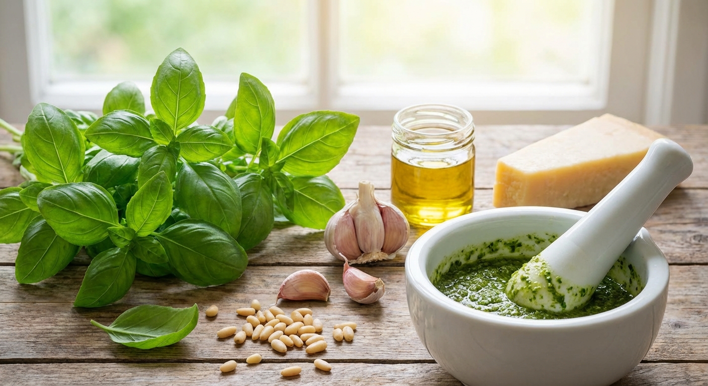 집에서 즐기는 이탈리아 향, 바질 페스토 만들기 완벽 가이드