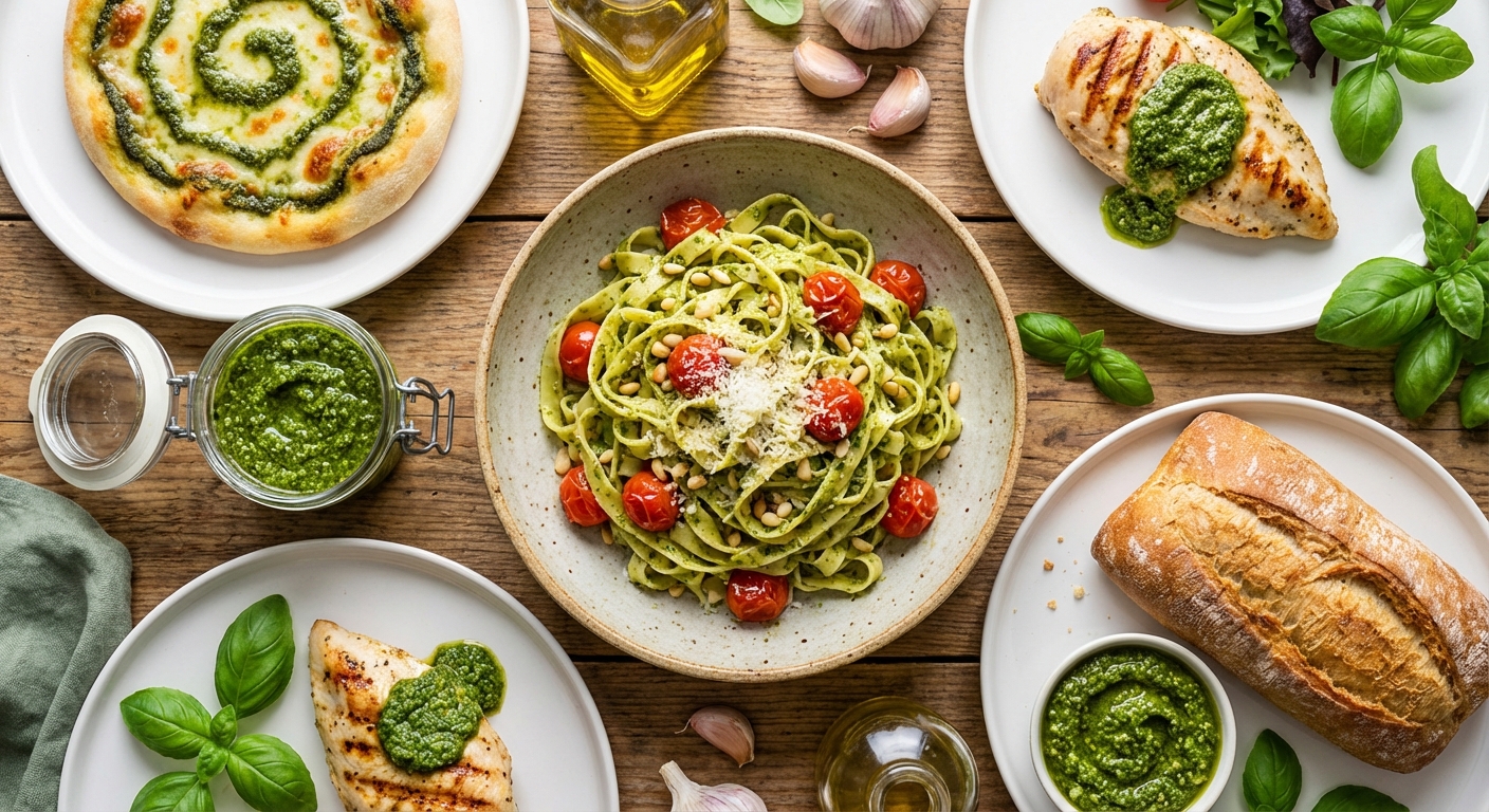 페스토 파스타와 다양한 활용 요리